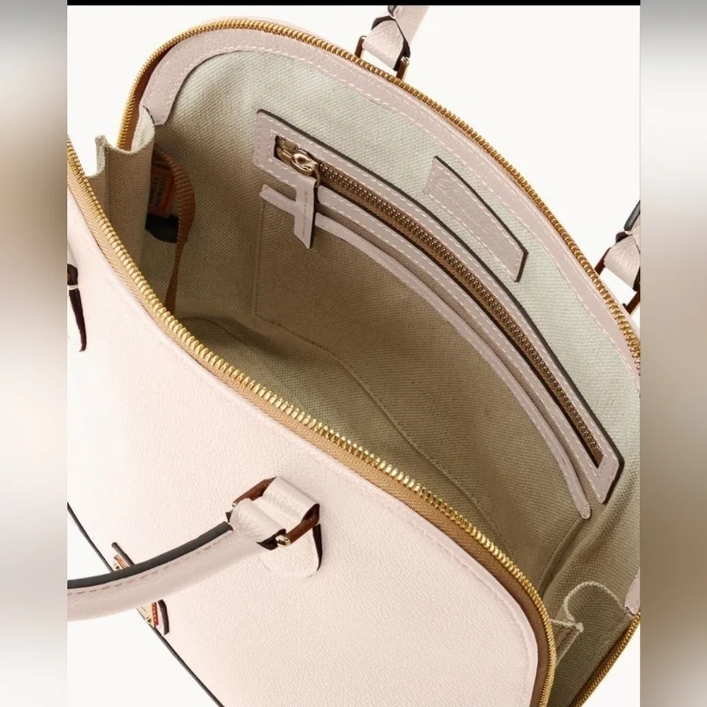 Dooney & Bourke Sorrento Zip Zip Satchel , Pink